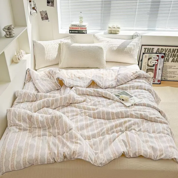 新款春秋被四季通用羽丝绵柔软双人被