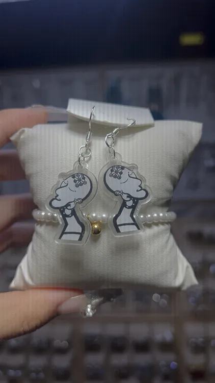 合金亚克力耳饰 复古/宫廷爱心/水滴/铃铛甜美女耳环时尚小众饰品