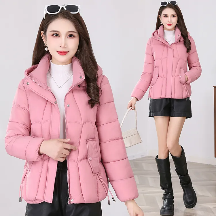 中年妈妈女短款棉服秋冬装加厚宽松羽绒棉衣洋气时尚显瘦保暖外套