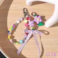 【缤纷蝴蝶结】歪歪高定手工手机链适用于安卓苹果手机壳