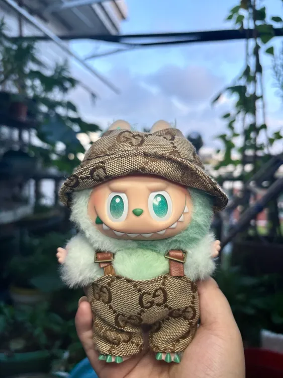 公仔娃衣帽子背带裤一二代玩偶着替