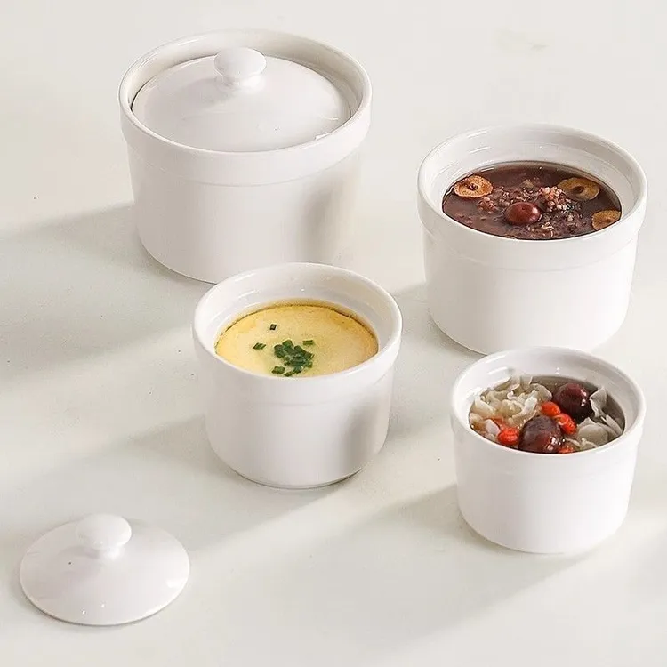 【十年不开裂】沙县炖汤盅陶瓷炖盅单人家用蒸蛋燕窝炖盅杯一人份隔