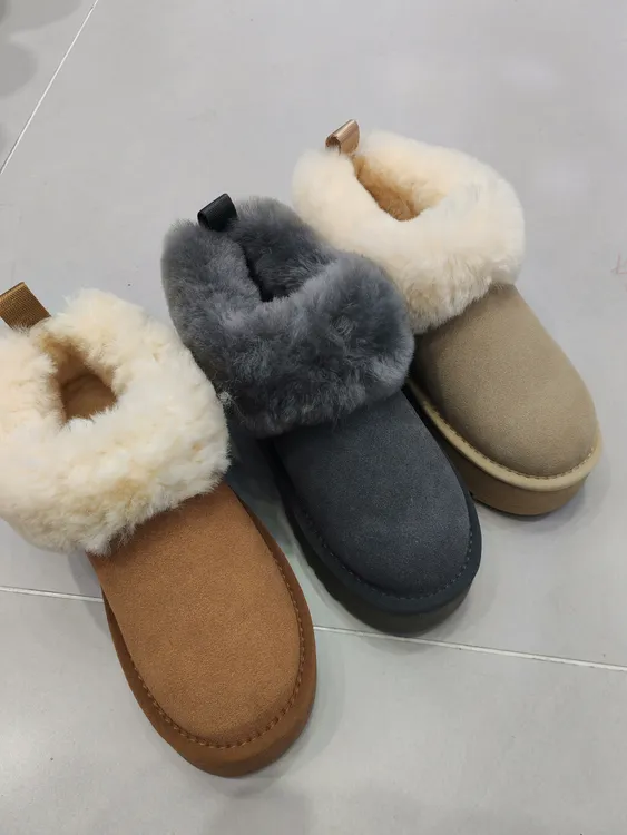 冬季毛绒厚里短筒保暖韩版百搭舒适时尚雪地靴女加绒棉鞋