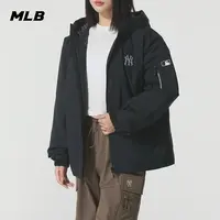 韩国MLB男装女装羽绒服2025新款冬季纯色运动服简约休闲棉羽0156