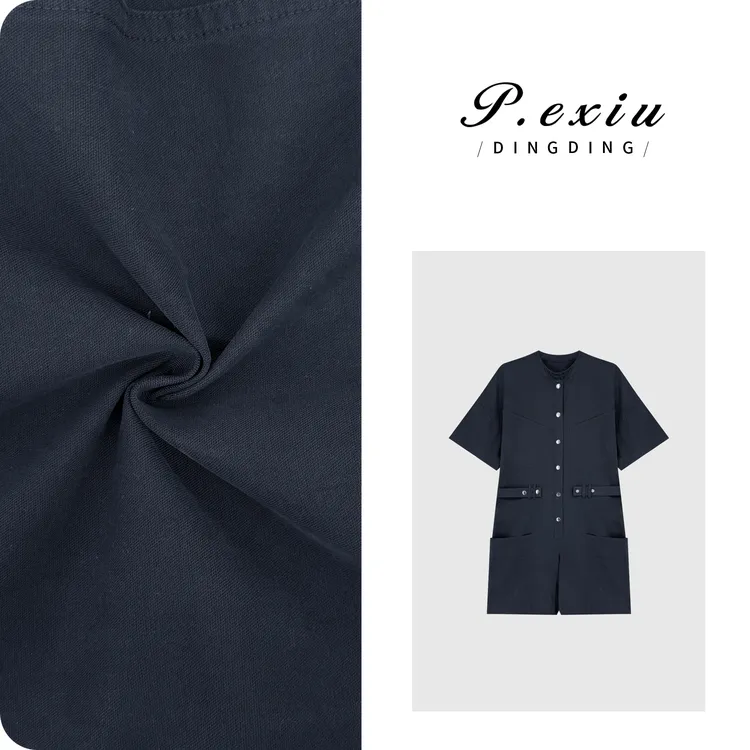PanYiXiu/潘依绣100%棉工装风高级感小众腔调连体裤 J5594