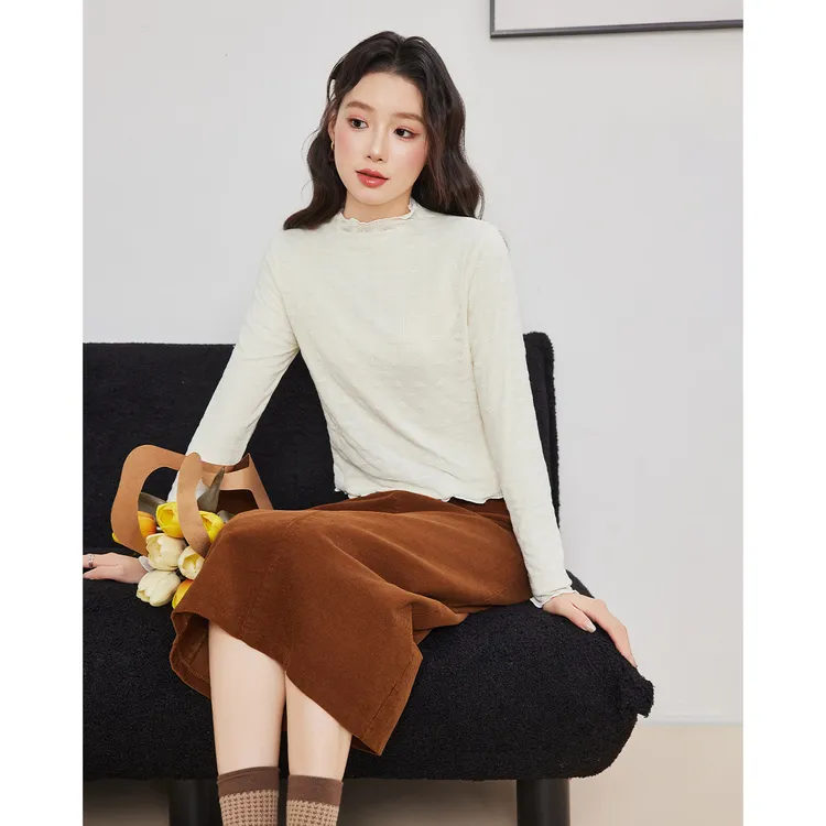 IEF/爱依服2025秋冬新款法式温柔小女人气质百搭蕾丝打底衣