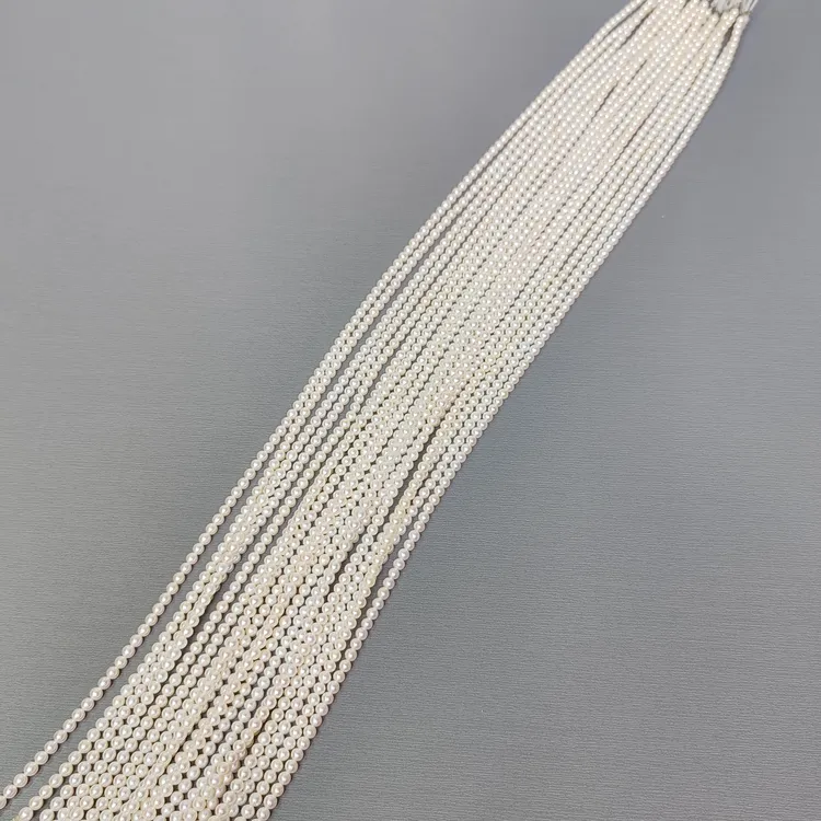 铜合金项链 极光小baby珠小米珠珍珠3 - 4mm时尚百搭气质精美