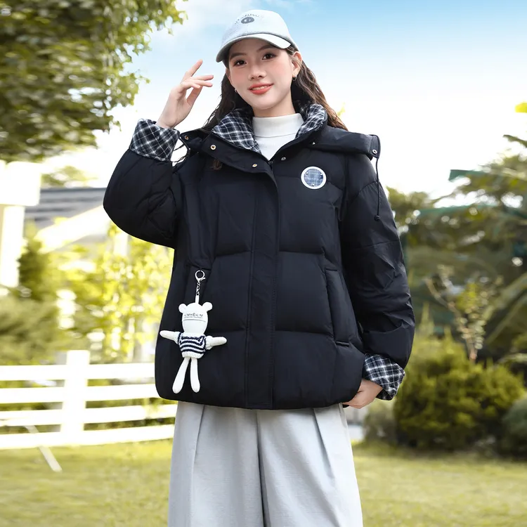 初高中学生羽绒服冬款2025新款儿童洋气女童10冬季12大童15岁外套