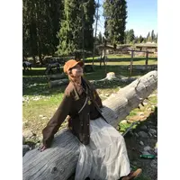 ONNI网纱半身裙温柔风蓬蓬裙高腰女新款百搭拼接A字长裙子#7763