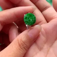 翡翠银S925镶嵌颈饰翡翠