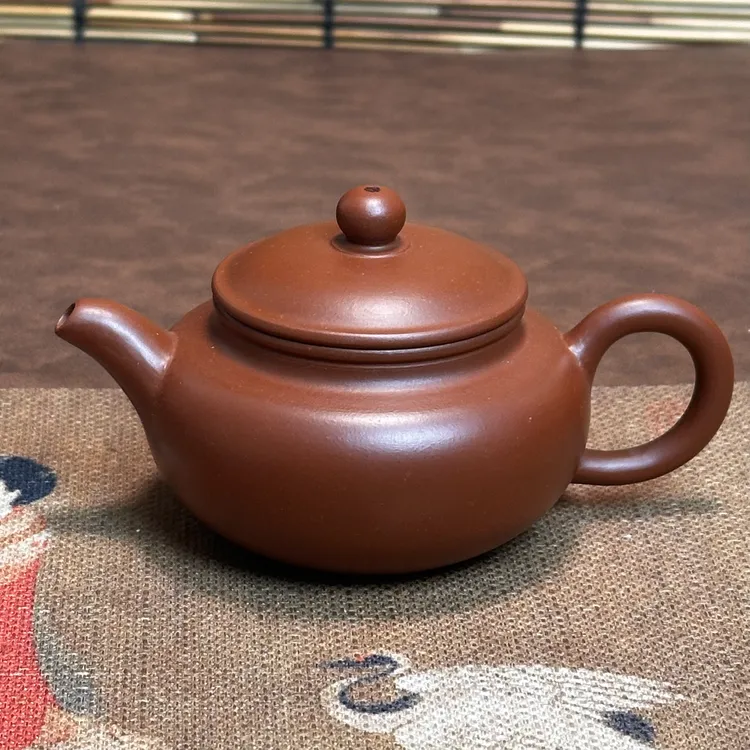 仿古壶手拉壶功夫茶具家用泡茶原矿朱泥茶壶纯手工