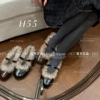 “低像素”古早千金感巨软的毛绒小皮鞋玛丽珍～03-3116-5【N】