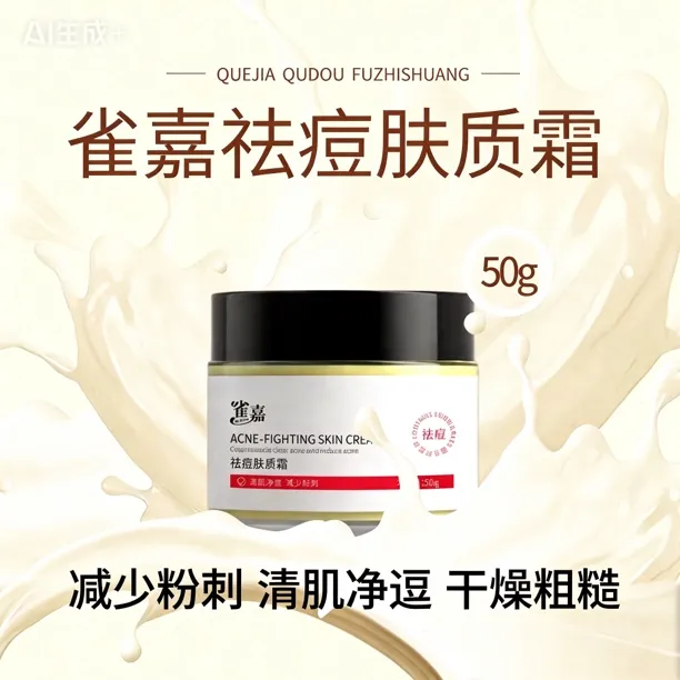 祛痘肤质霜净透补水保湿淡化痘印细嫩美肤男女通用