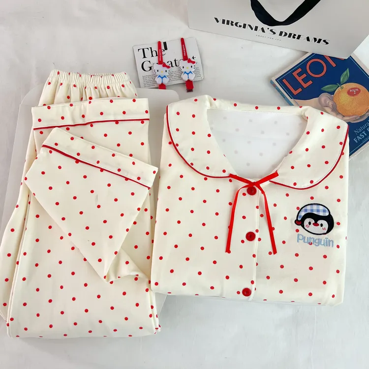 睡衣女德绒2025年新款春秋冬季加绒加厚甜美风可爱保暖家居服套装