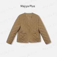 【琥珀云烟】Mayya Plus麦芽定制气质显瘦流光风梭织外套32537068