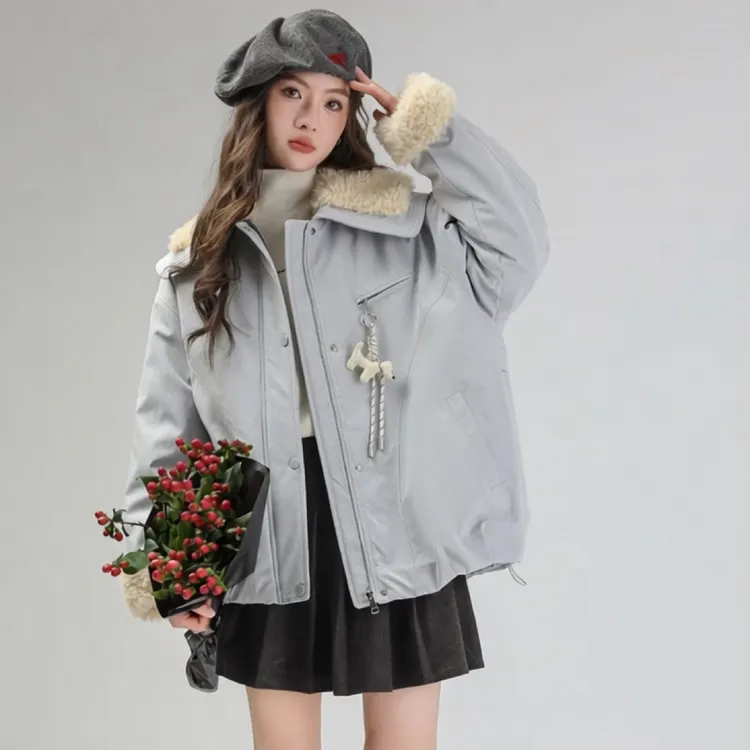 时尚女大童年款二棉外套（无运费险）