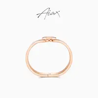 AIAX 流光风 【秋上新】韩版时尚经典百搭个性H气质手镯TSS7391
