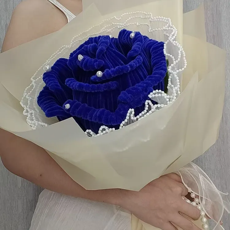 扭扭棒巨型玫瑰花束材料包手工DIY情人节送女友闺蜜礼物