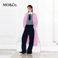 【赵老板专属】MOCO冬季双面呢大衣绵羊毛外套附腰带MBC4OVC021