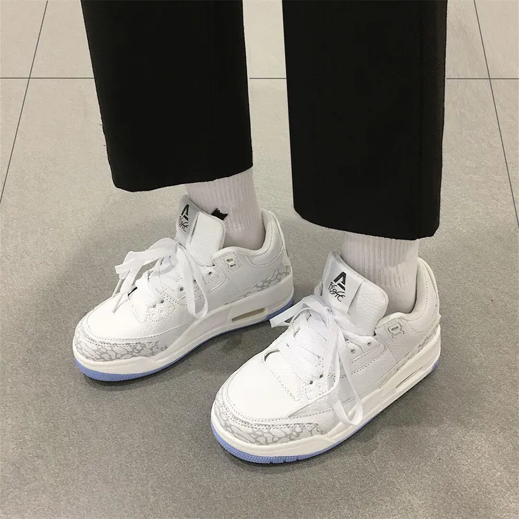 男鞋ins国潮牌小众复古板鞋学院气垫休闲鞋潮流百搭运动小白鞋女