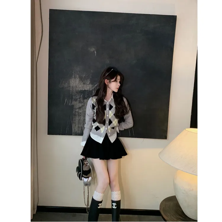 【千寻严选】秋季时尚休闲百搭洋气减龄气质设计感毛衣QXQ5MY6519A