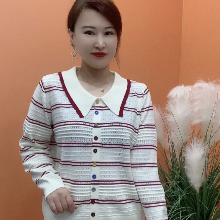 风尚25808新款百搭舒适针织衫