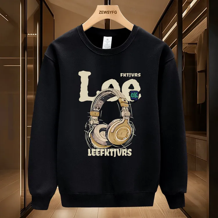 美式潮流高档重磅潮牌百搭长袖卫衣秋冬季男女款圆领套头休闲上衣