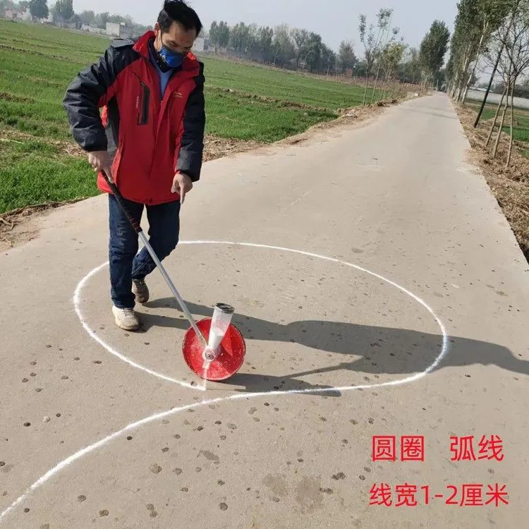 工地施工放线撒灰农田石灰粉画线器学校操场基建道路画线工具