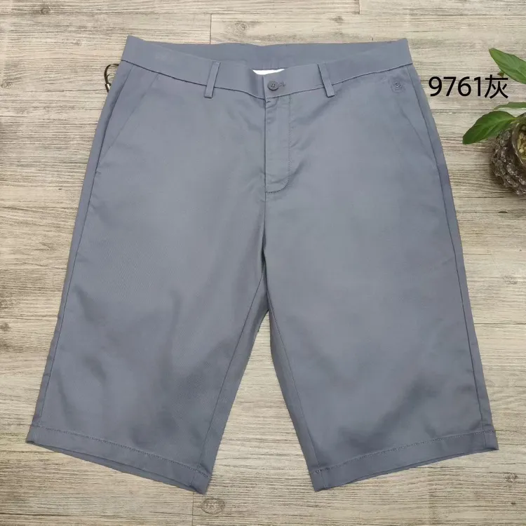 短裤时尚薄款中裤男士透气宽松休闲裤夏季简约百搭