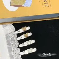 /小狗狗对夹/不撞款~喷漆饱和度可爱纯手工超精致对夹~