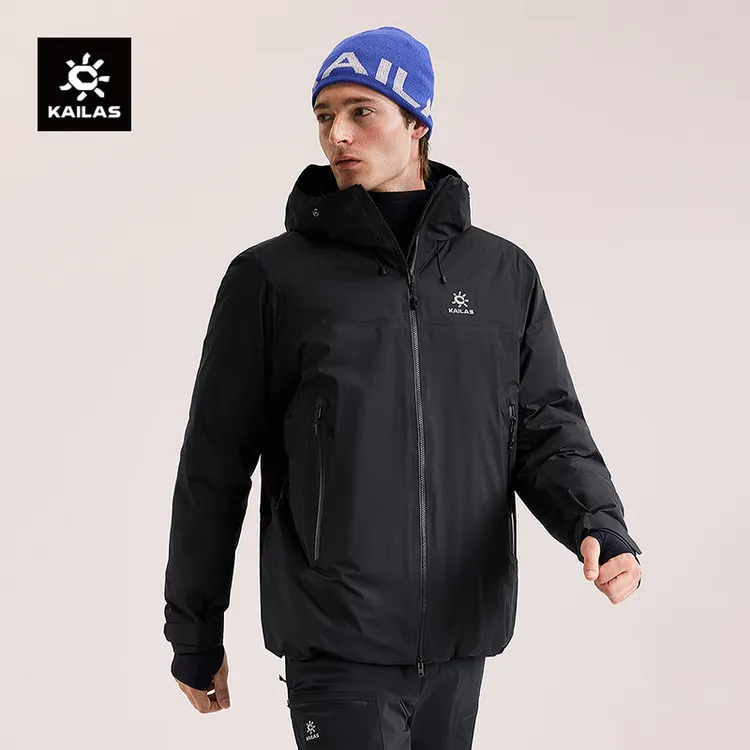 【25阿斯本】KAILAS硬壳羽绒服全衣压胶700蓬鹅绒防风防水户外登山