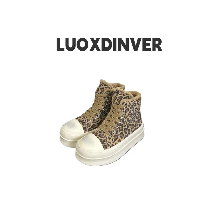 广州欧货 6902-123标准码休闲时尚百搭做旧厚底圆头大头板鞋