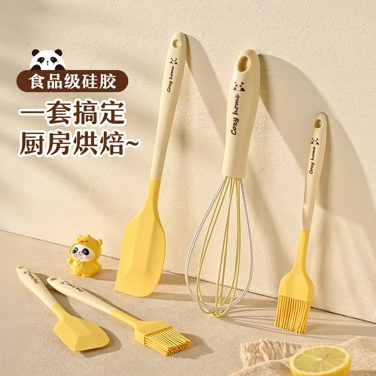 品品优硅胶刮刀食品级耐高温铲子油刷一体式刮板奶油抹刀烘焙工具