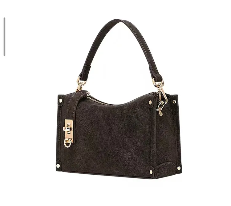 COVERAL KLORS【琥珀流光】通勤百搭单肩斜挎手拎经典复古盒子包