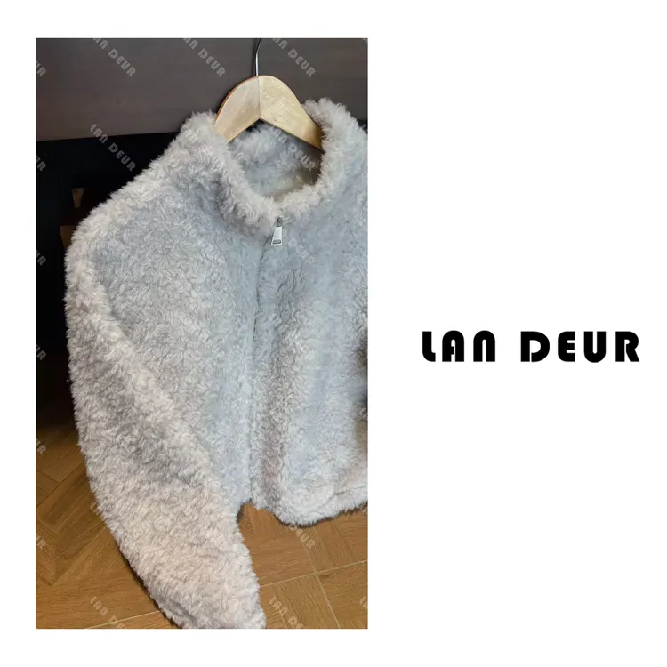 【雪融笔记】100羊毛韩系小个子立领冬季百搭休闲短款羊毛外套