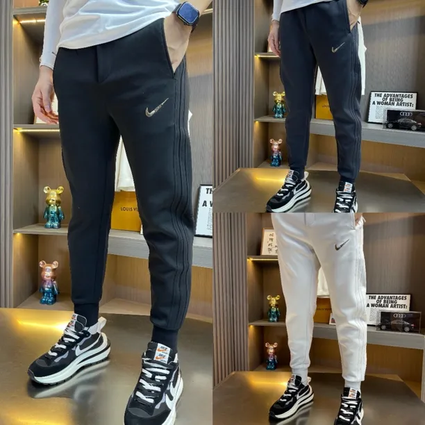 秋冬新品加厚加绒刺绣工艺男士休闲裤 767