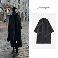 M.SHANGMEI.Z/沐熙【三织天纤】美大哥韩版时尚长款外套X082969