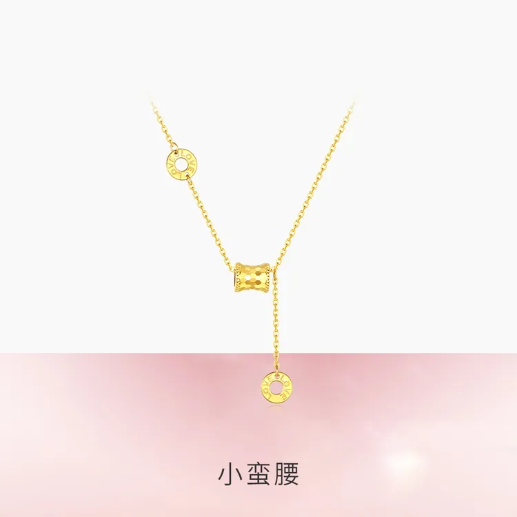 坠链均925银  细闪小蛮腰项链套链坠链欧若风百搭送女友