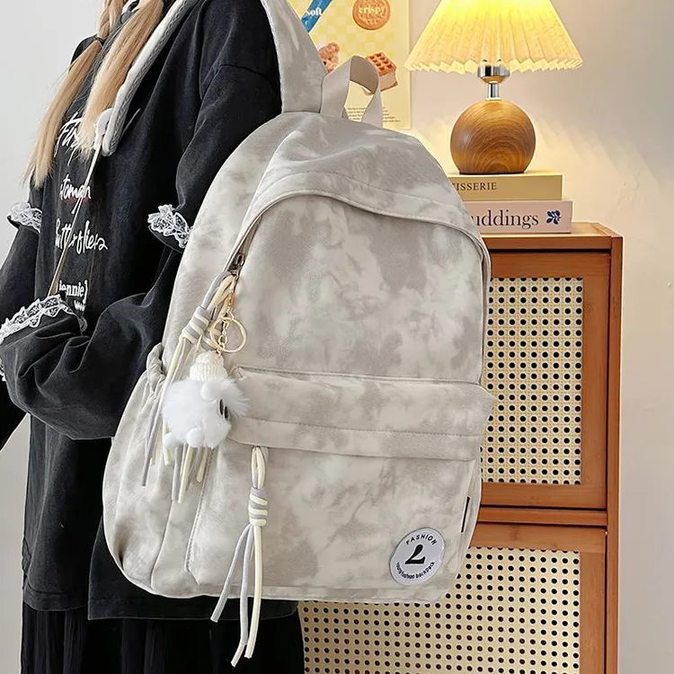 韩系学院风复古书包女初中生小众冷门不撞款大学生16寸