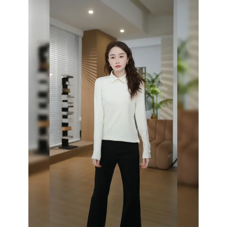 HELA AOMI “科耐丽发热polo”纽扣立体知性通勤风T恤CY5CB23626