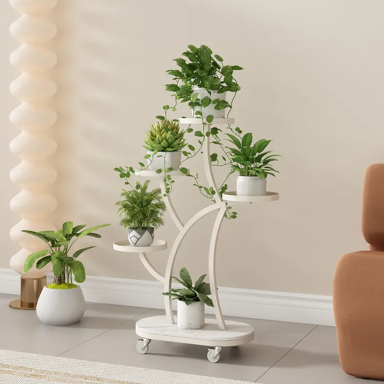花架子阳台置物架多层落地铁艺客厅高档花盆架摆绿植多肉绿萝花架