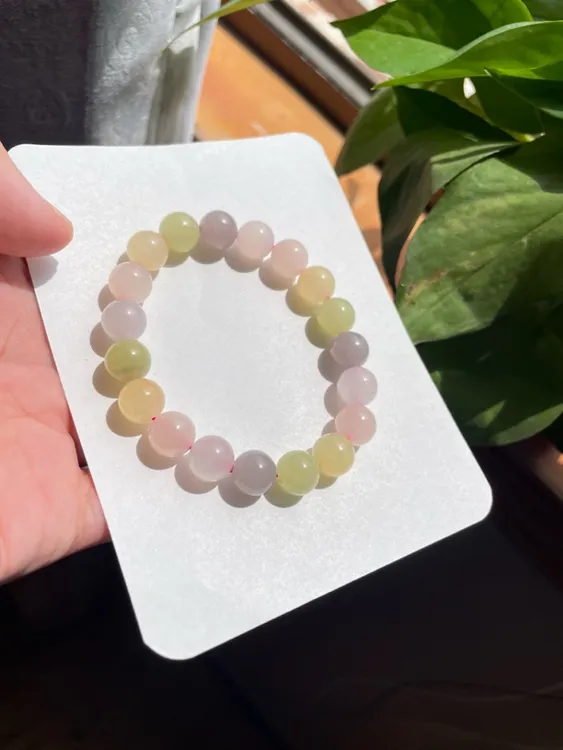 和田玉马卡龙色系清新时尚百搭