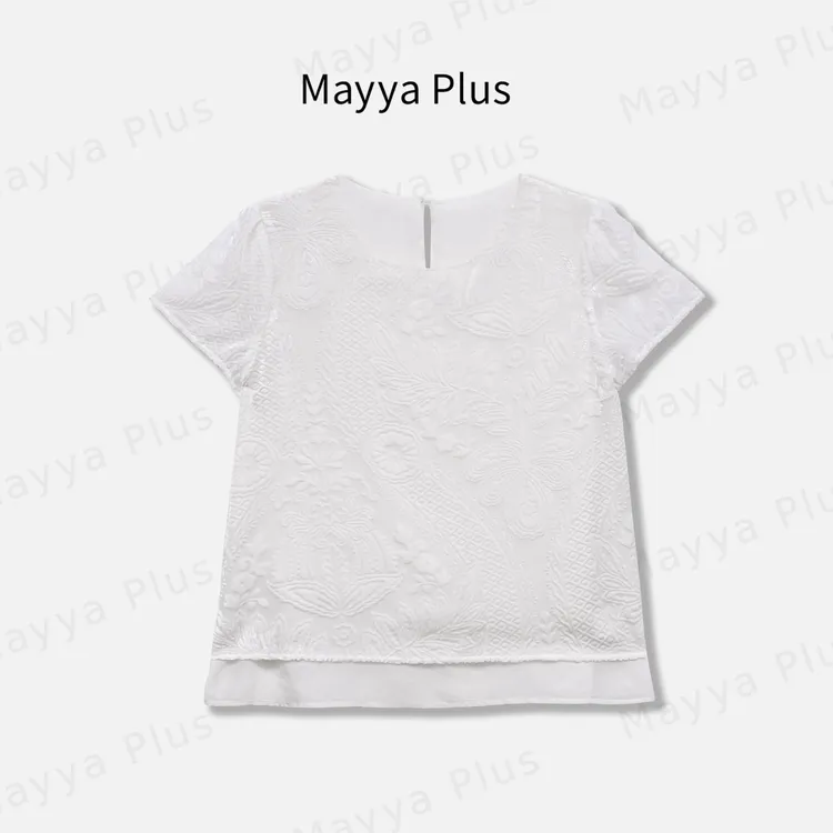 【揽月】MayyaPlus麦芽定制高级感轻奢圆领T恤短袖百搭上衣32528555