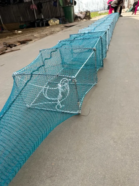 海笼9米22乘33框架尾巴加厚9股结实耐用虾笼鱼笼捕笼加厚加重渔网