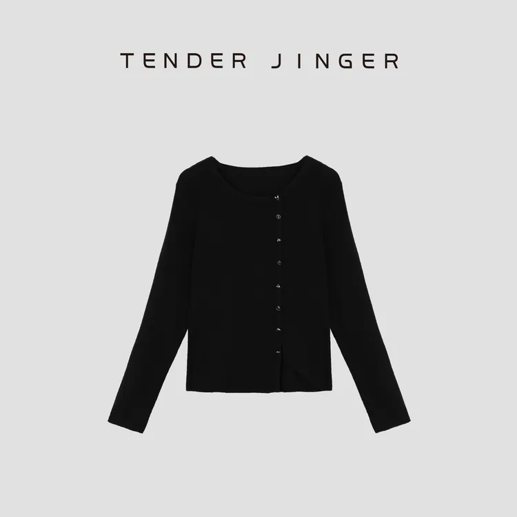 Tender Jinger羊毛混纺针织上衣T53DWF41304