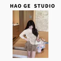 浩哥严选●D家特调HGQ5MY2855A毛衣预日常百搭短款时尚显瘦温柔款