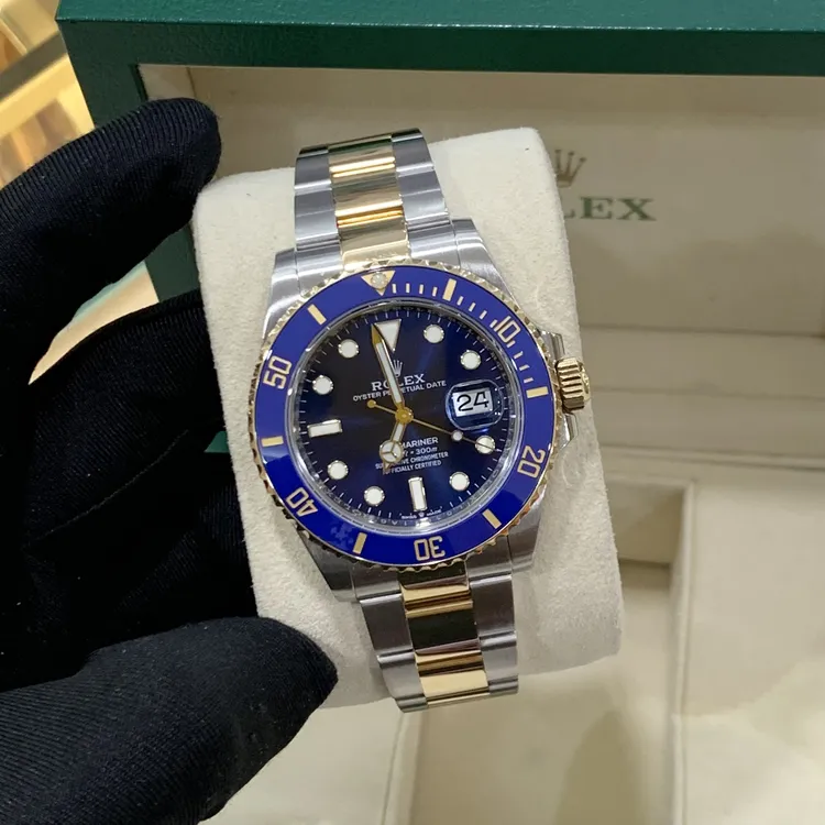99新 Rolex/劳力士 M126613LB-0002 间金蓝 保卡：23年3月19日