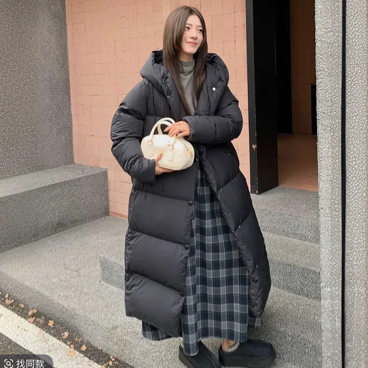 云朵泡芙超轻长款宽松型女款冬季