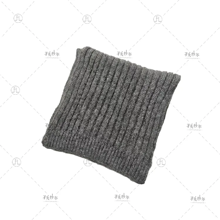 条纹沟壑针织围巾 12969