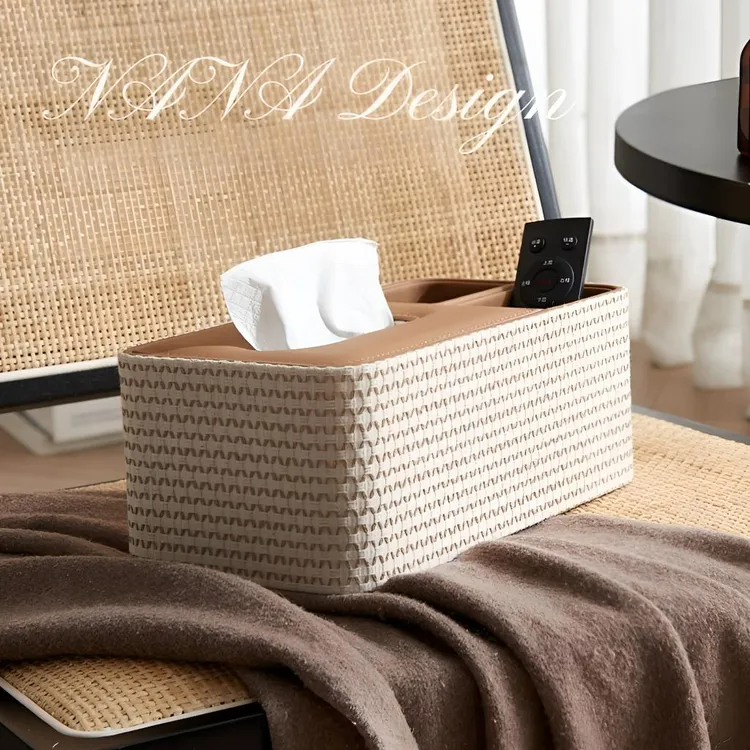 轻奢纸巾盒客厅高档抽纸盒多功能纸抽盒家用创意茶几遥控器收纳盒